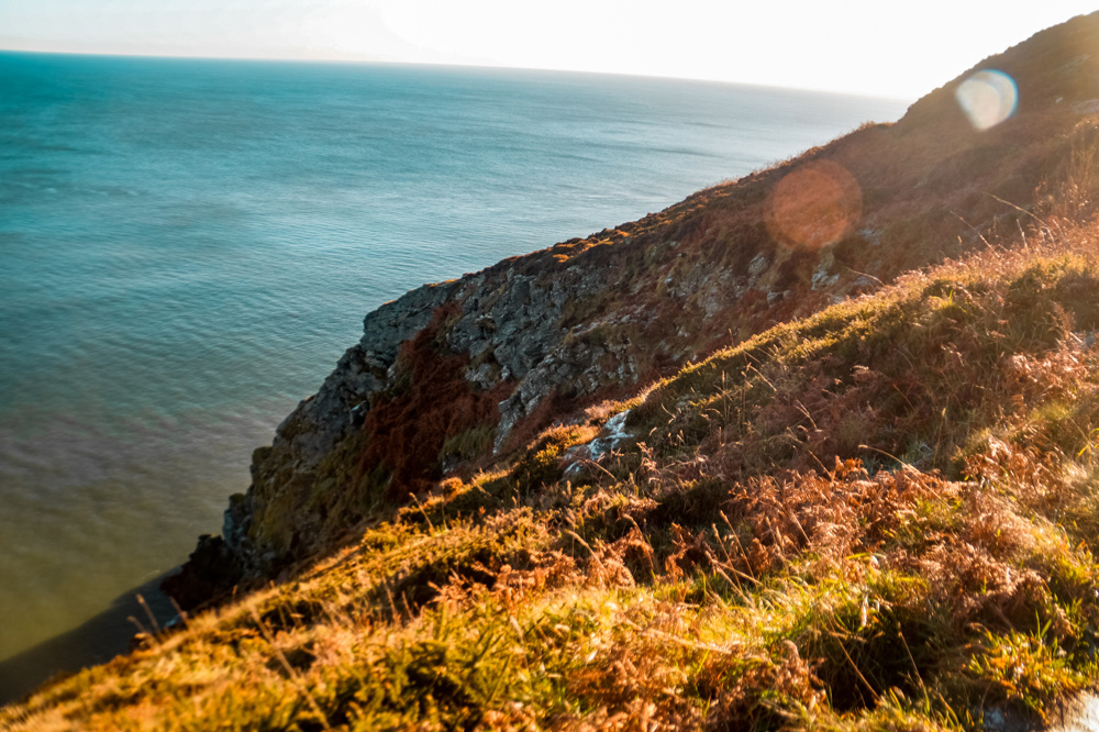 Wandelen op de kliffen Ierland Howth: wandeling howht cliff walk