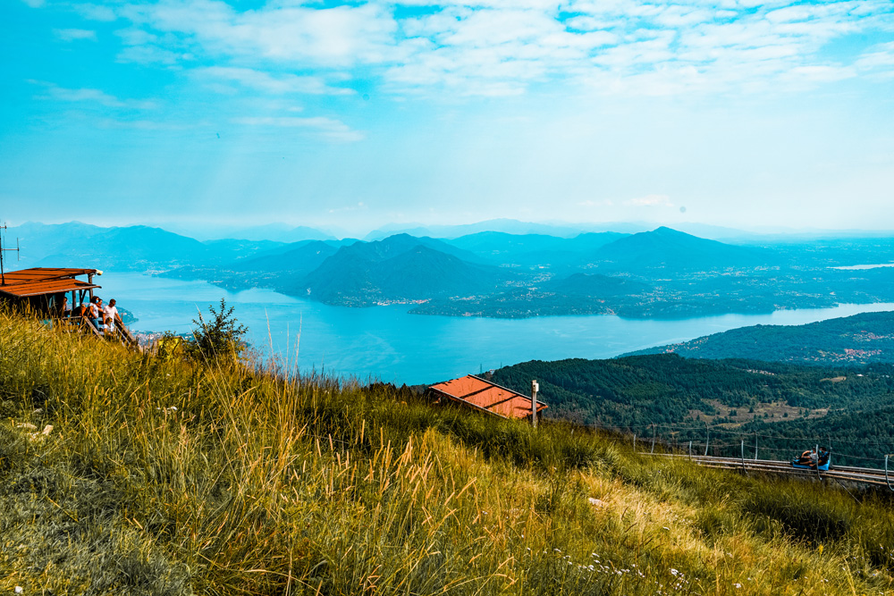 Wandelen/hiken bergen Ortameer en Lago Maggiore: Mottarone