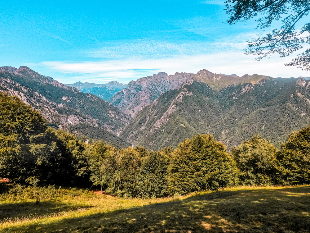 Hiken/wandelen Ortameer Lago Maggiore Alpe Ompio Monte Faie