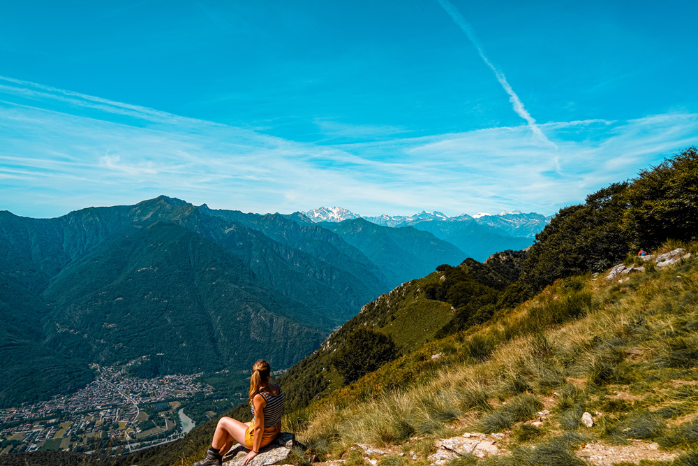 Hiken/wandelen Ortameer Lago Maggiore Alpe Ompio Monte Faie