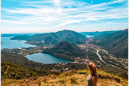 Hiken Ortameer Lago Maggiore bergen